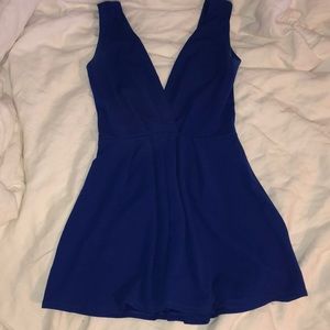 Super cute blue romper!